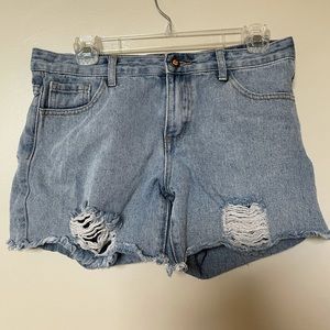 Size 27 ROOLEE Denim Distressed Short